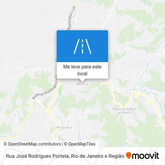 Rua José Rodrigues Portela mapa