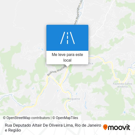 Rua Deputado Altair De Oliveira Lima mapa