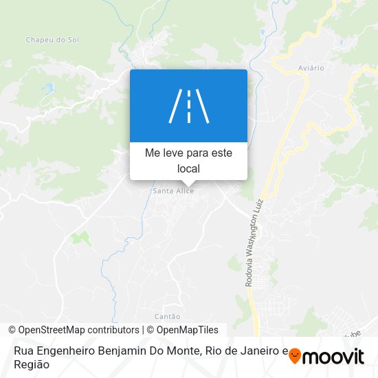 Rua Engenheiro Benjamin Do Monte mapa