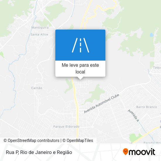 Rua P mapa
