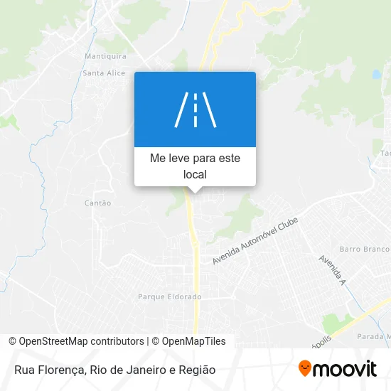 Rua Florença mapa