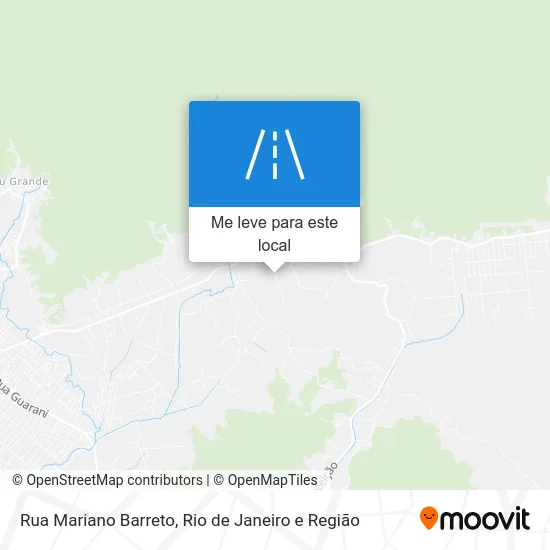 Rua Mariano Barreto mapa