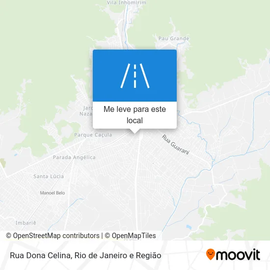 Rua Dona Celina mapa