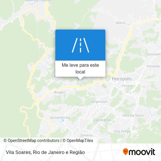 Vila Soares mapa