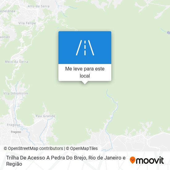 Trilha De Acesso A Pedra Do Brejo mapa