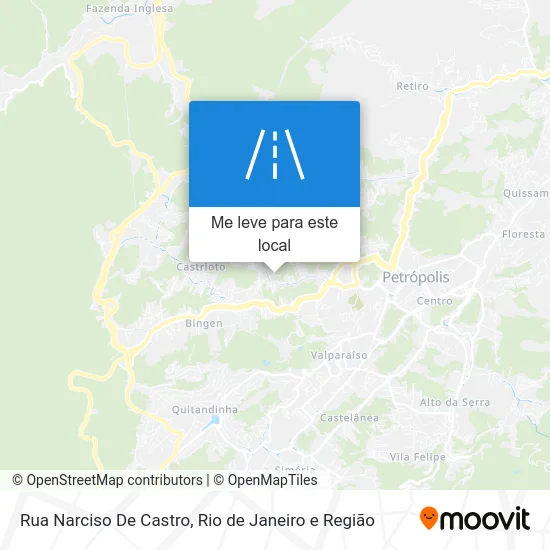 Rua Narciso De Castro mapa