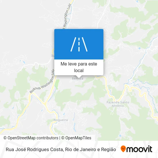 Rua José Rodrigues Costa mapa
