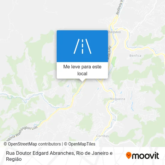 Rua Doutor Edgard Abranches mapa