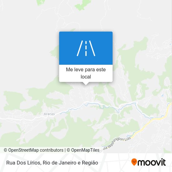 Rua Dos Lírios mapa