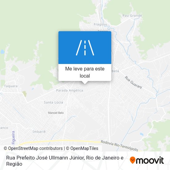 Rua Prefeito José Ullmann Júnior mapa