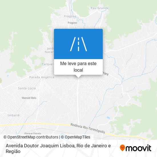 Avenida Doutor Joaquim Lisboa mapa