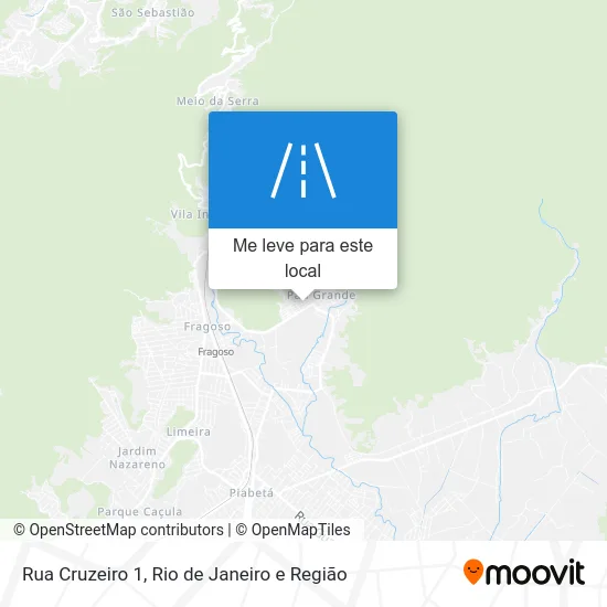 Rua Cruzeiro 1 mapa