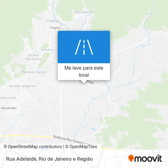 Rua Adelaide mapa