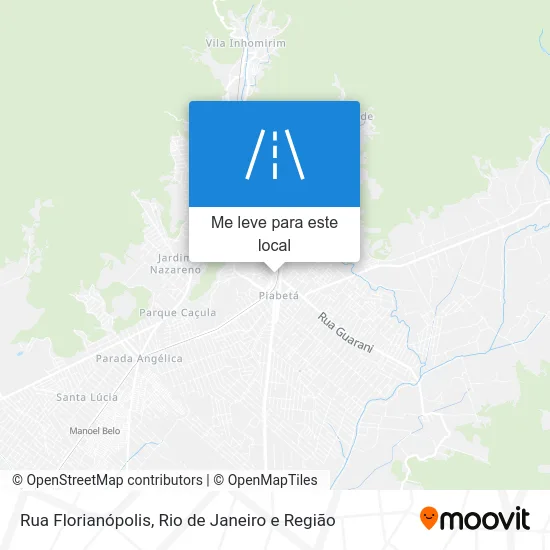 Rua Florianópolis mapa
