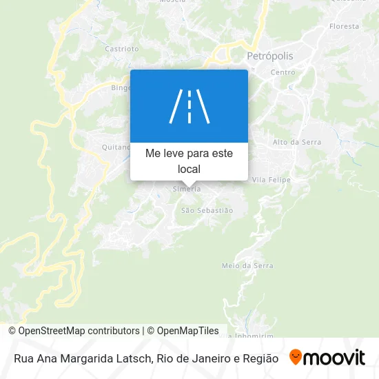 Rua Ana Margarida Latsch mapa