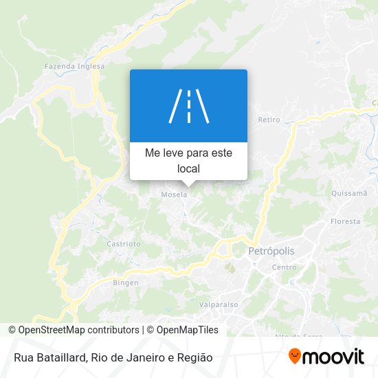 Rua Bataillard mapa