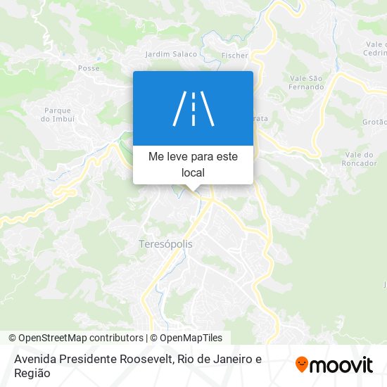 Avenida Presidente Roosevelt mapa