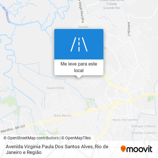 Avenida Virginia Paula Dos Santos Alves mapa