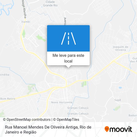 Rua Manoel Mendes De Oliveira Antiga mapa