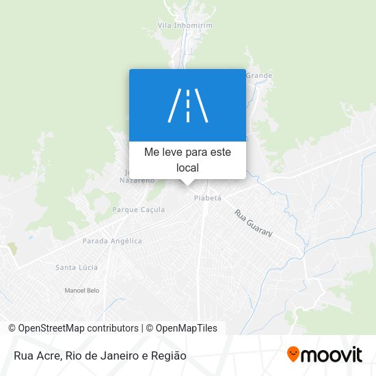 Rua Acre mapa