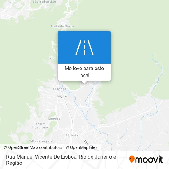 Rua Manuel Vicente De Lisboa mapa