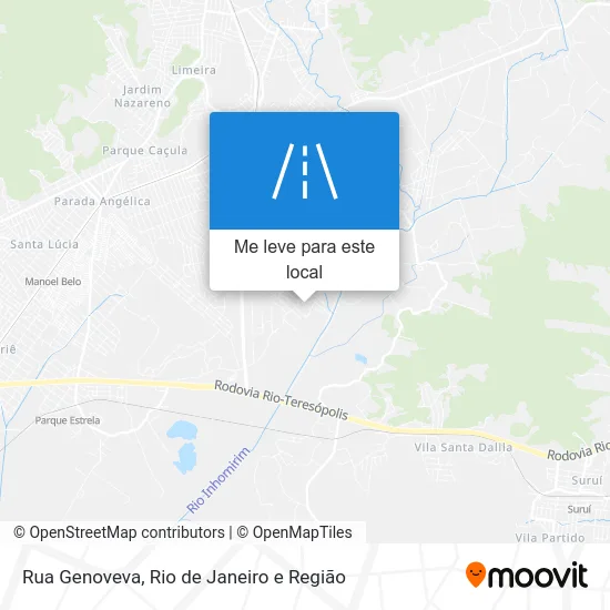 Rua Genoveva mapa