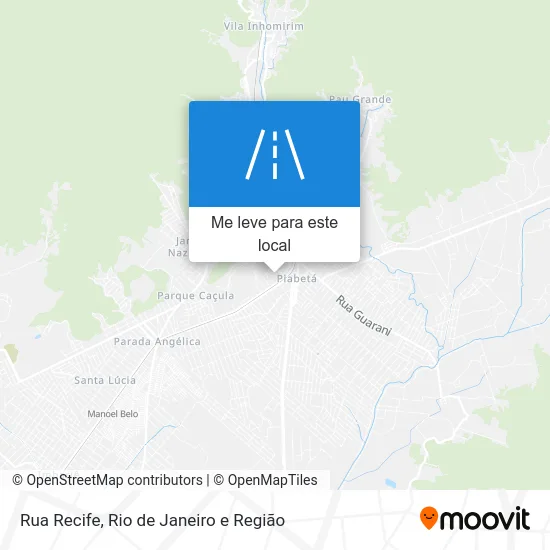 Rua Recife mapa