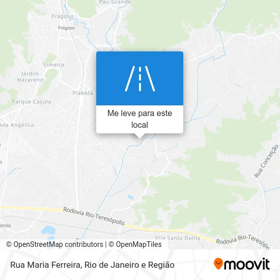 Rua Maria Ferreira mapa