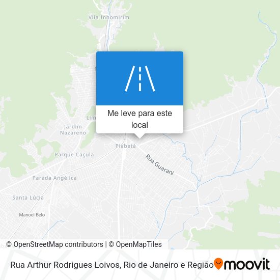 Rua Arthur Rodrigues Loivos mapa
