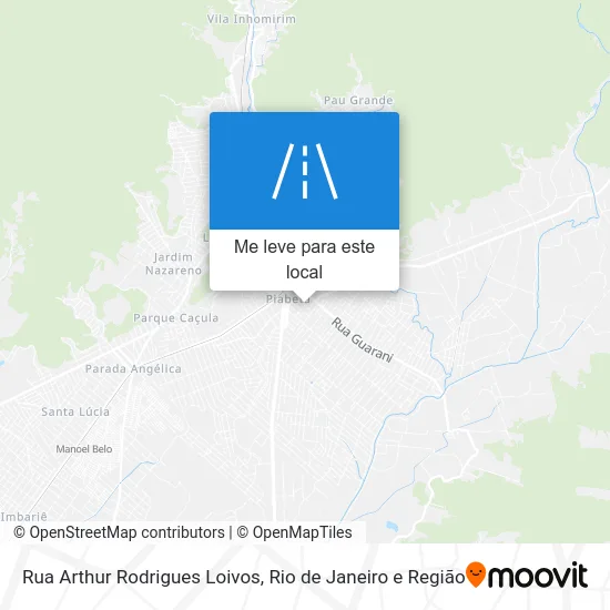 Rua Arthur Rodrigues Loivos mapa