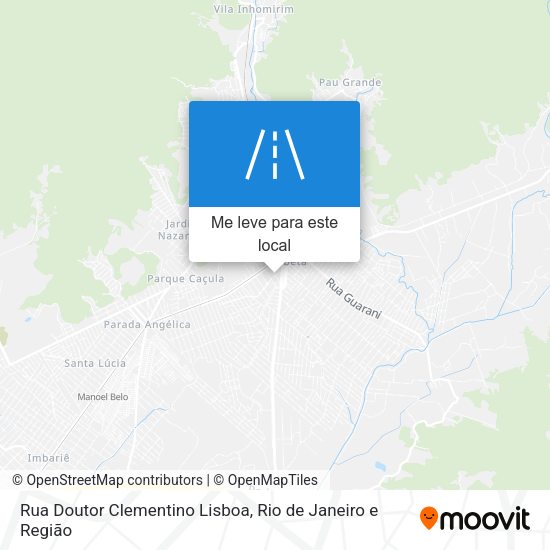 Rua Doutor Clementino Lisboa mapa