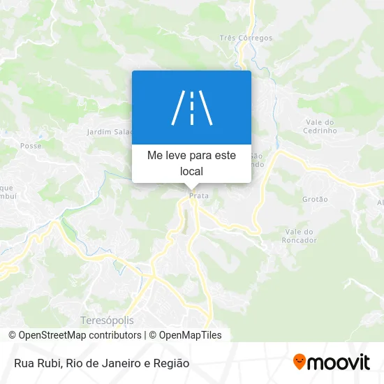 Rua Rubi mapa