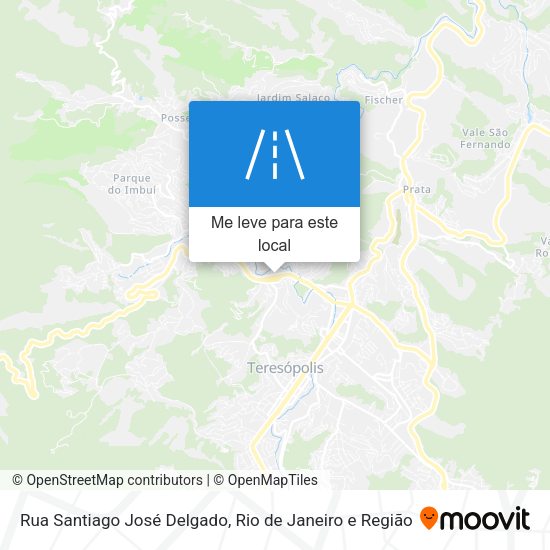 Rua Santiago José Delgado mapa