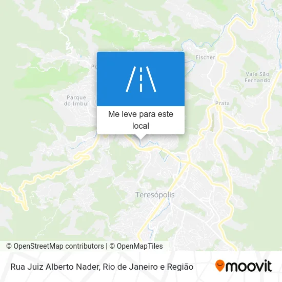 Rua Juiz Alberto Nader mapa