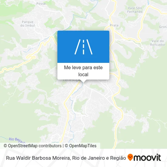 Rua Waldir Barbosa Moreira mapa