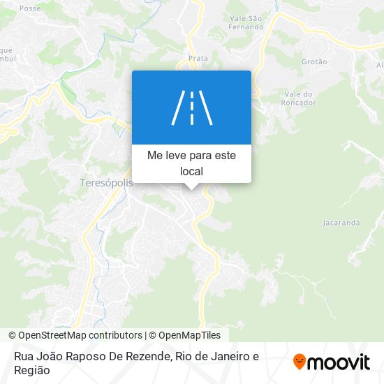 Rua João Raposo De Rezende mapa