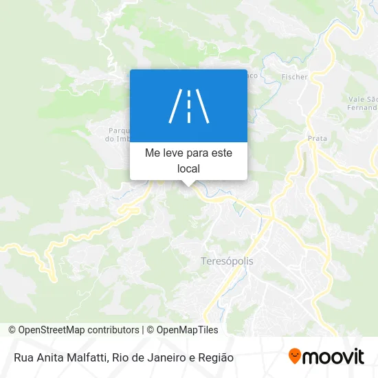Rua Anita Malfatti mapa