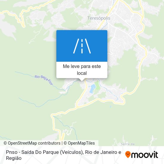 Pnso - Saída Do Parque (Veículos) mapa