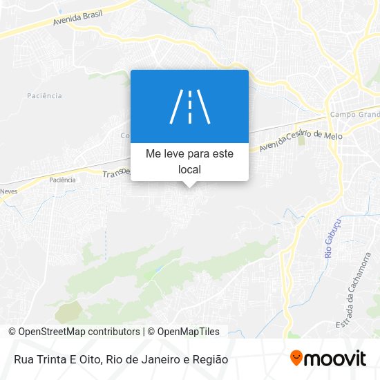 Rua Trinta E Oito mapa