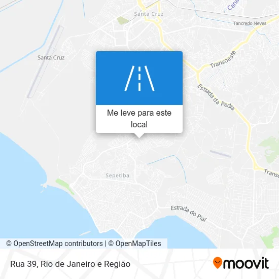 Rua 39 mapa