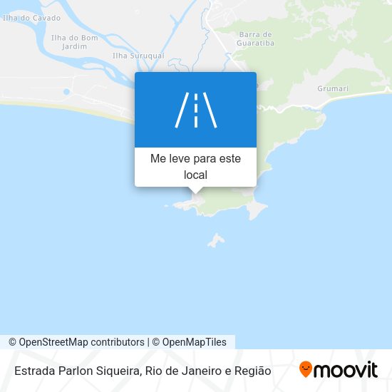 Estrada Parlon Siqueira mapa