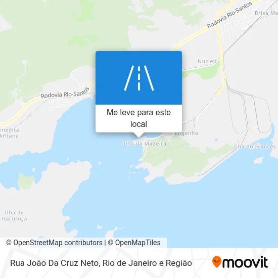 Rua João Da Cruz Neto mapa