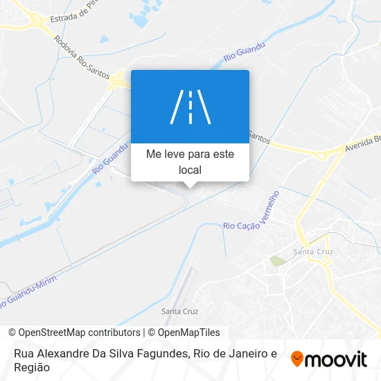Rua Alexandre Da Silva Fagundes mapa