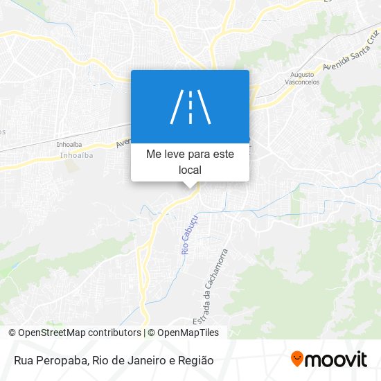 Rua Peropaba mapa