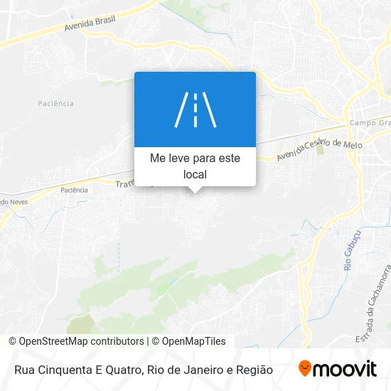 Rua Cinquenta E Quatro mapa