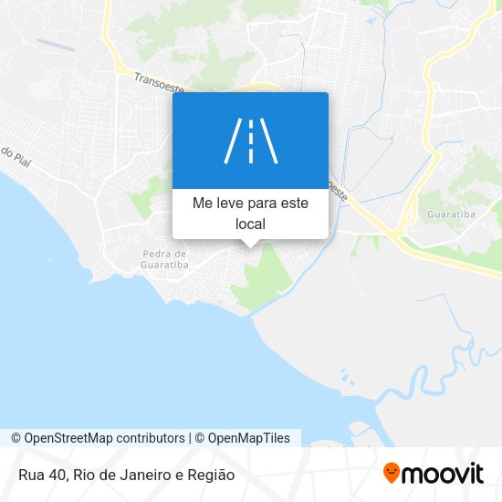Rua 40 mapa