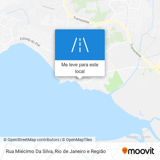 Rua Miécimo Da Silva mapa