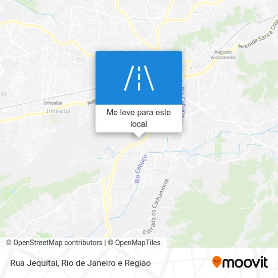 Rua Jequitai mapa