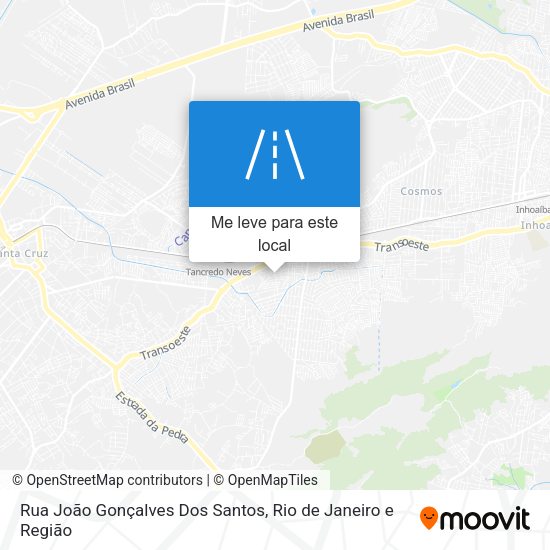 Rua João Gonçalves Dos Santos mapa