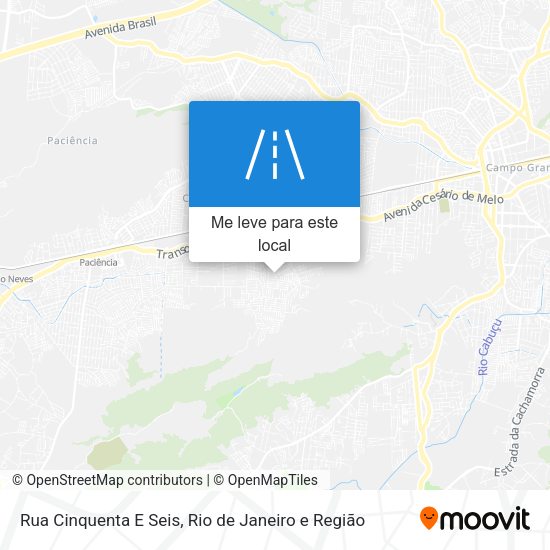 Rua Cinquenta E Seis mapa